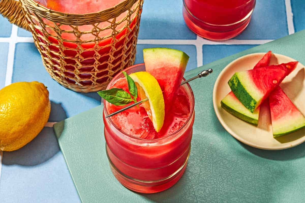 Blend Whole Lemons for the Best Watermelon Lemonade Recipe